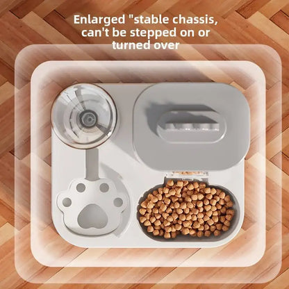 Dispensador automático de agua con sistema de alimentación integrado