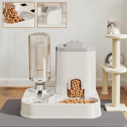 Dispensador automático de agua con sistema de alimentación integrado